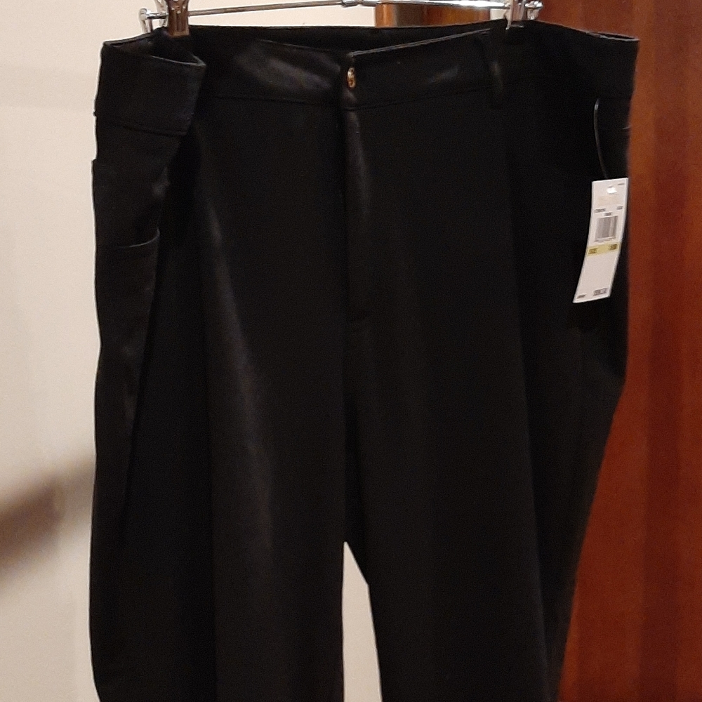 Black stretch pants